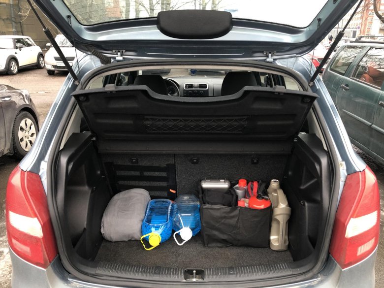 Skoda fabia 2 багажник