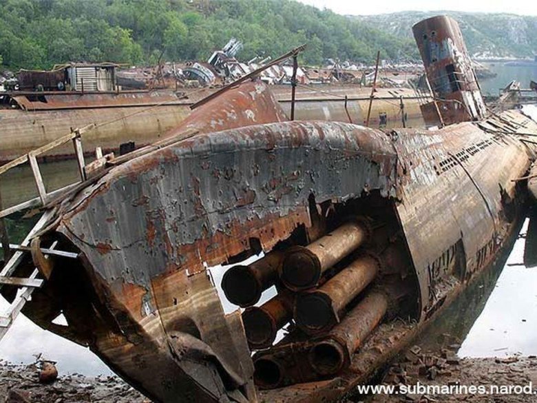 Мурманск кладбище подлодок