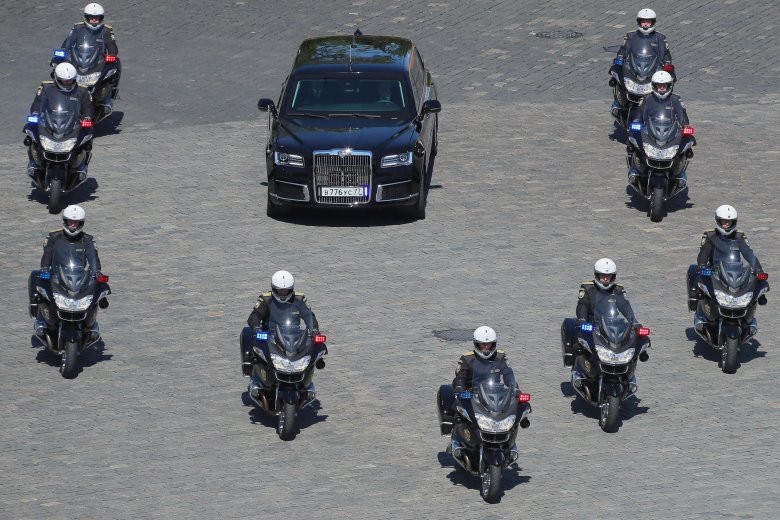 Кортеж президента путина