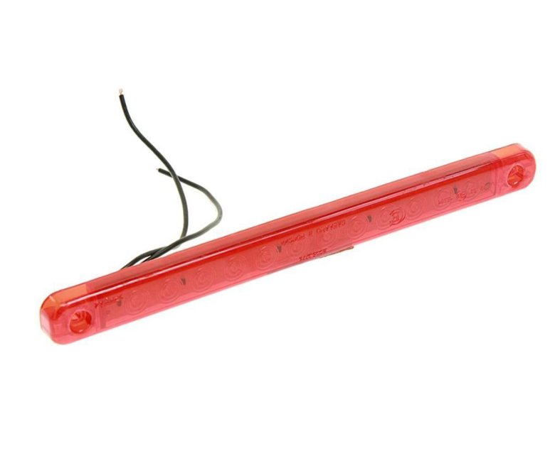 Фонарь габаритный красный 24в