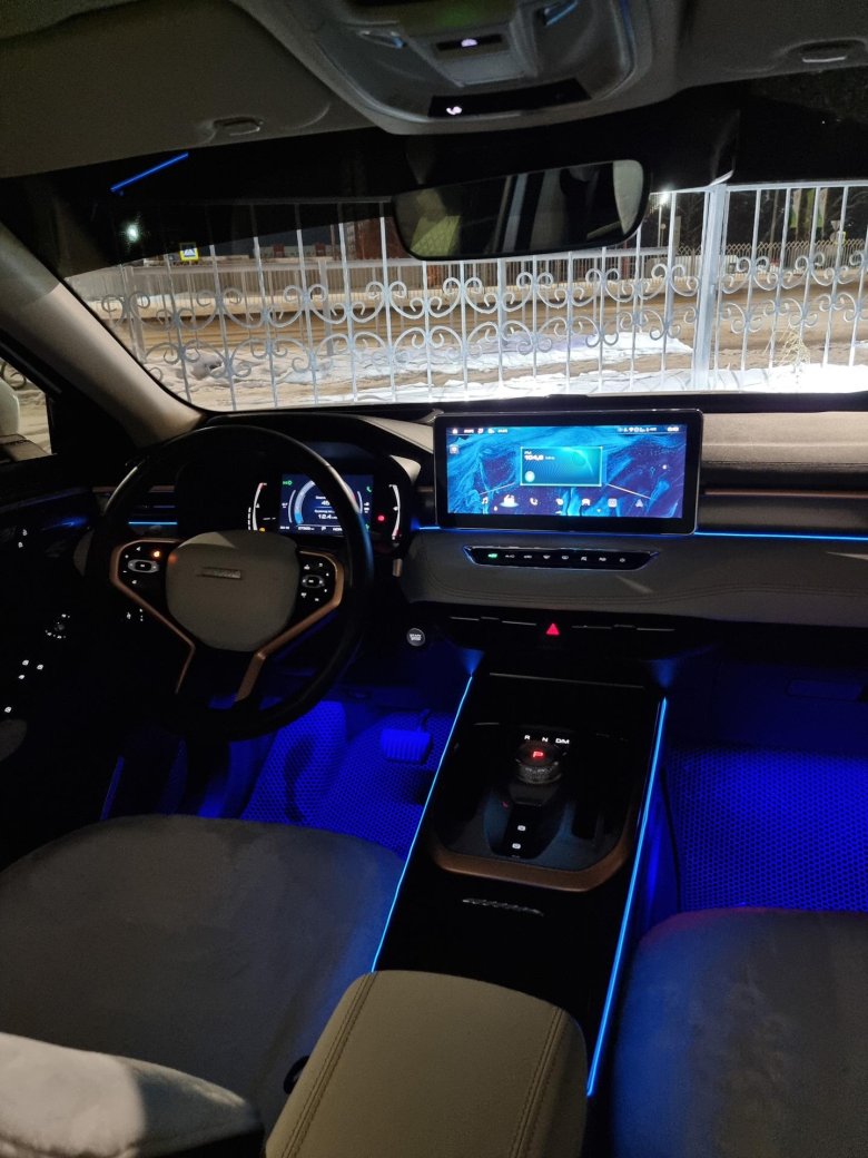 Haval jolion подсветка салона