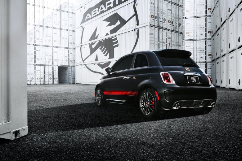 Fiat 500 abarth чёрный