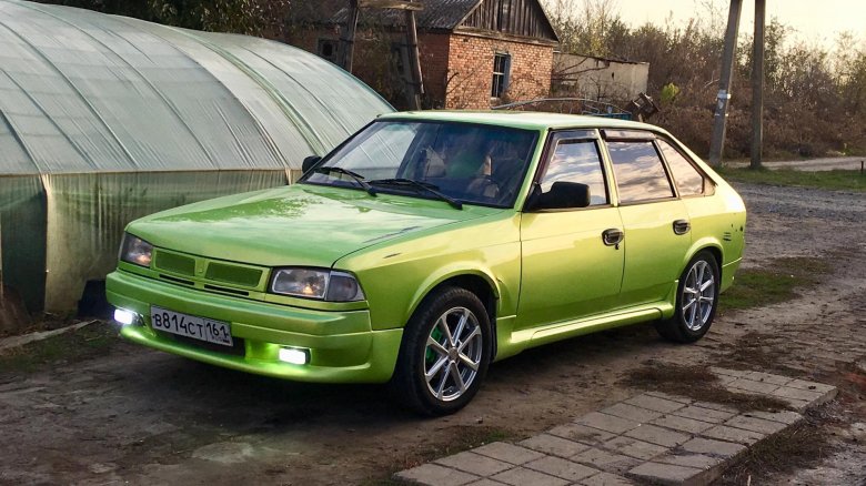 Москвич 2141 зеленый