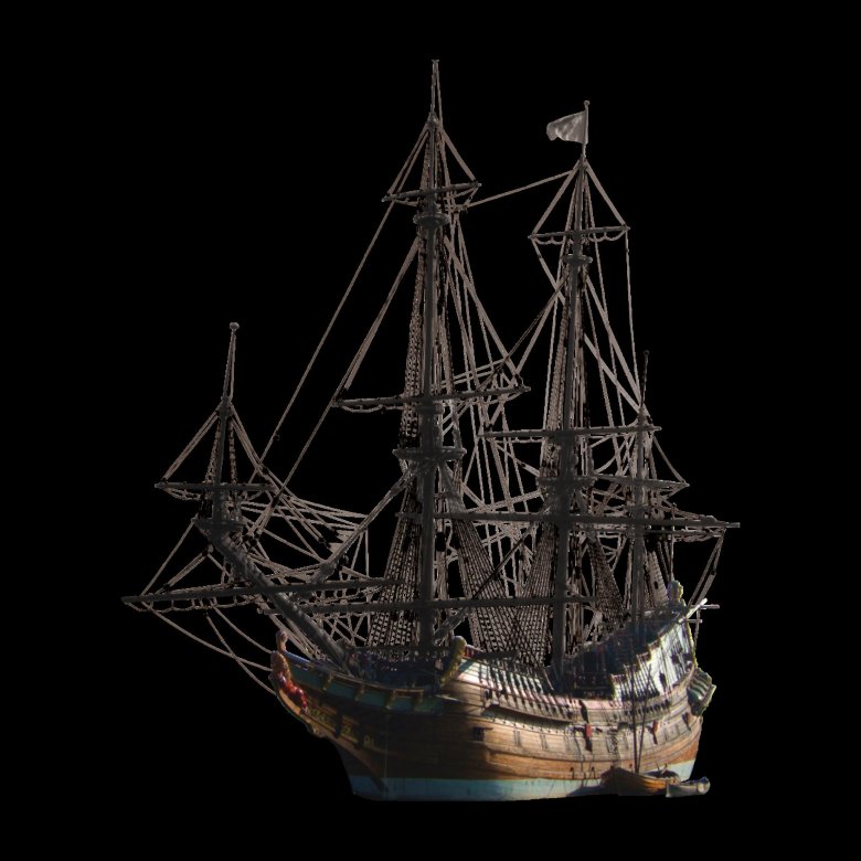 Галеон корабль черная жемчужина