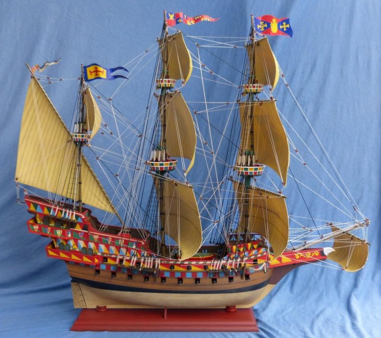 Галеон батавия модель