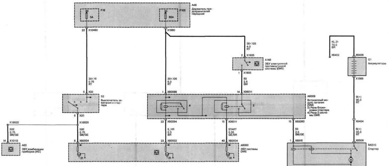 Электросхема бмв х5 е53