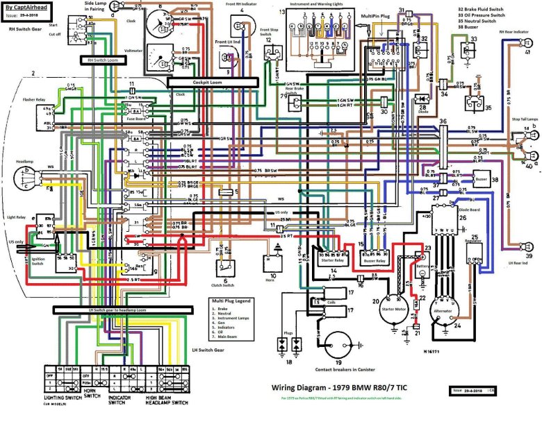 Электросхема мотоцикла honda cb400
