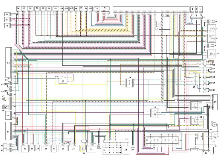 Схема электрооборудования газ 31105 с 406 двигателем