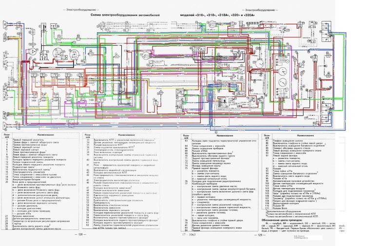 Схема электрооборудования бмв е30
