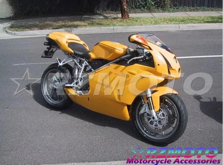 Желтый мотоцикл