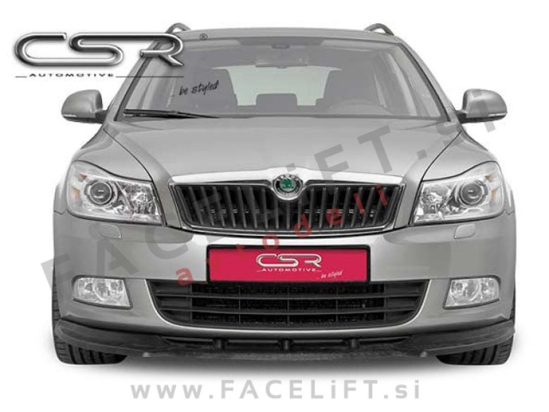 Сплиттер для переднего бампера шкода октавия а5