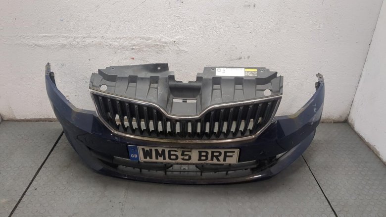 Октавия а7 рестайлинг передний бампер