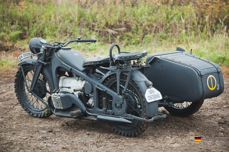 Немецкий мотоцикл цундапп кс 750