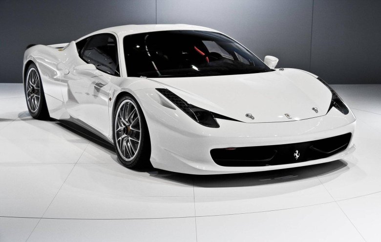 Ferrari 458 white