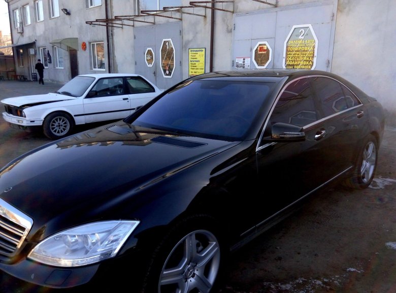 Мерседес w221 тонированный
