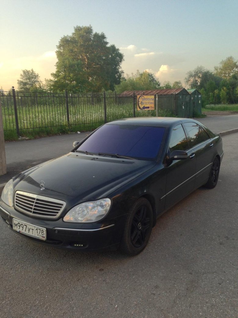 Мерседес s500 тонированный