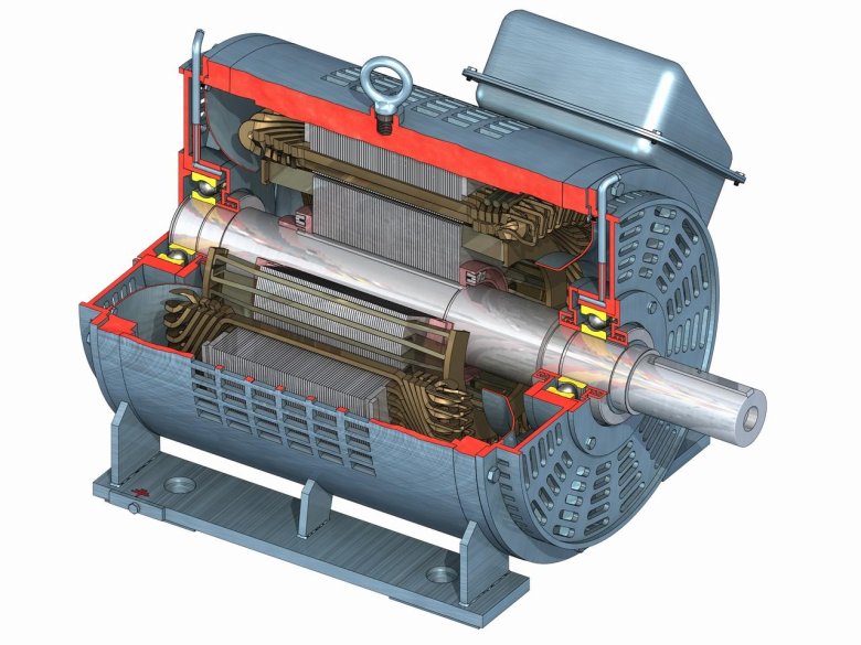 Электродвигатель асинхронный нва-55