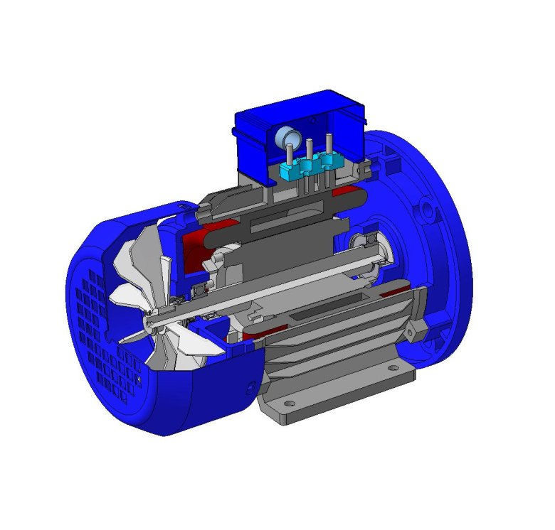Статор электродвигателя 3в модель