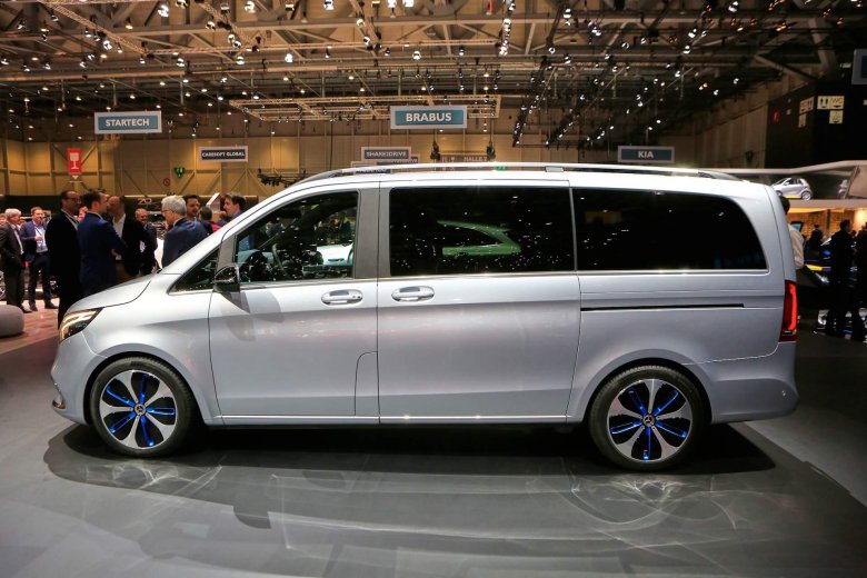 Электрический минивэн mercedes-benz eqv