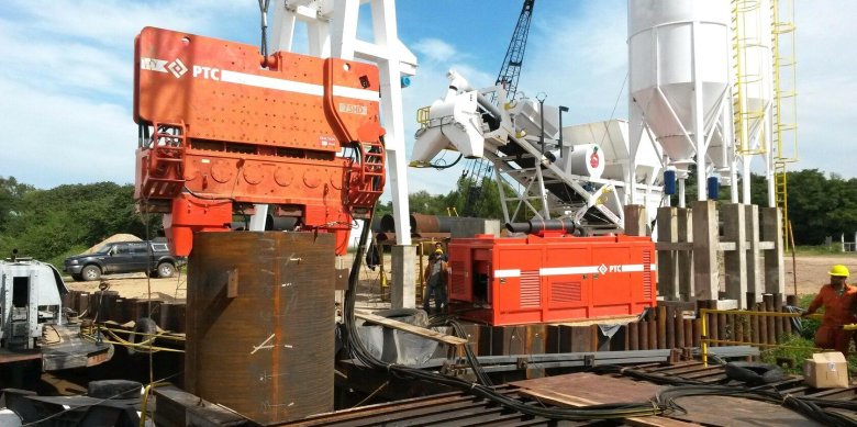 Вибропогружатель ptc 200 hdrk