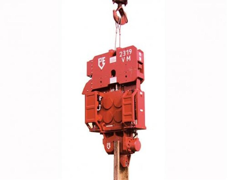 Вибропогружатель для экскаватора