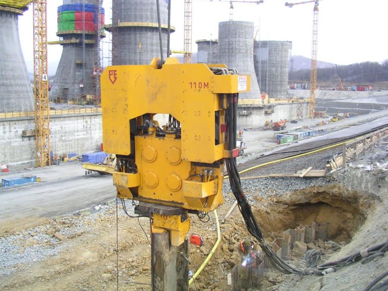 Вибропогружатель pve 110m