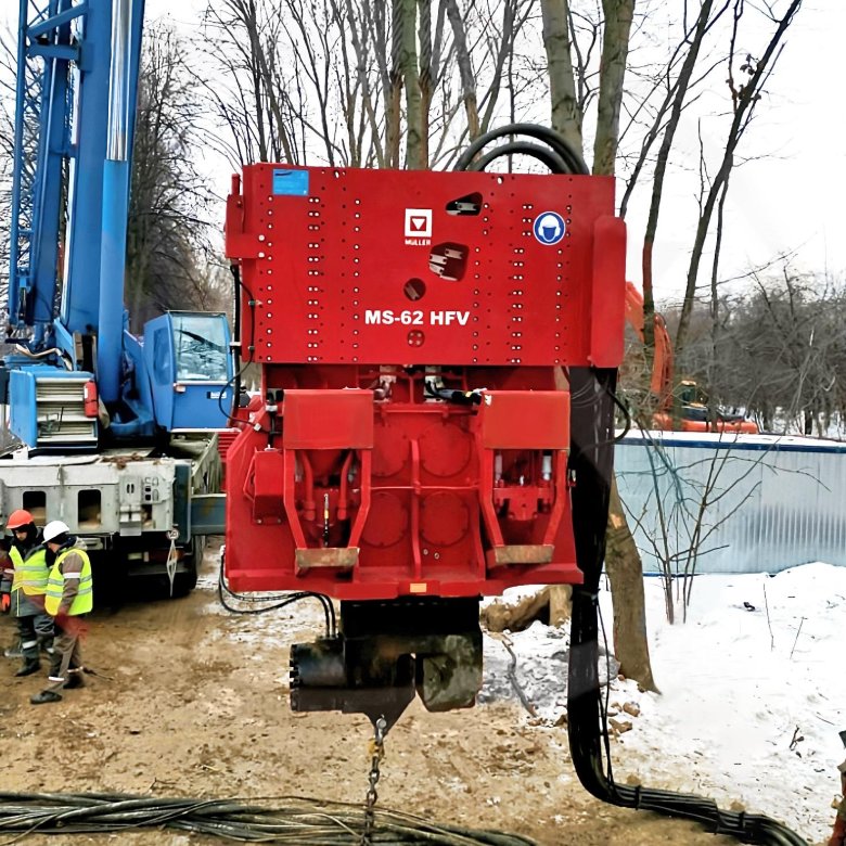 Вибропогружатель muller ms40