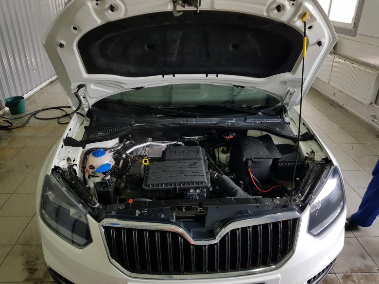 Под капотом шкода рапид 1.4