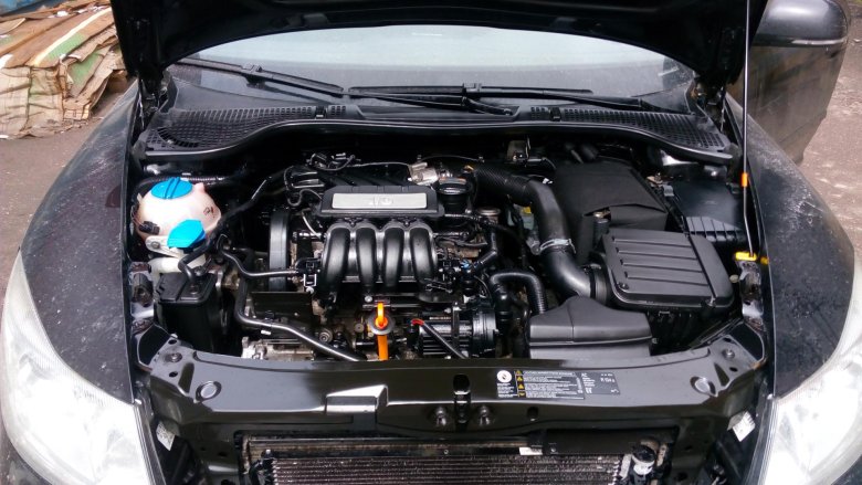 Шкода октавия а5 1.6 подкапотка