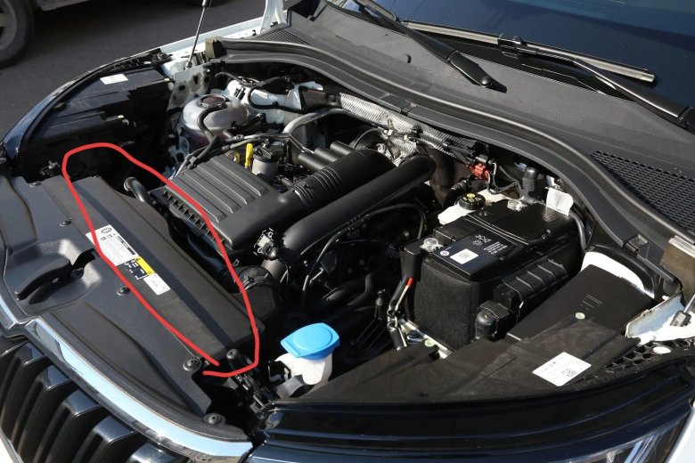 Под капотом шкода кодиак 1.4