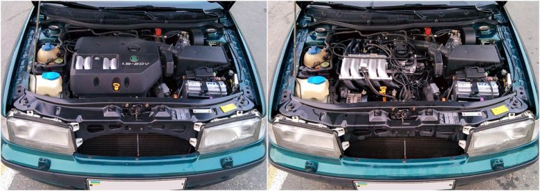 Skoda octavia tour 1.4 подкапотное