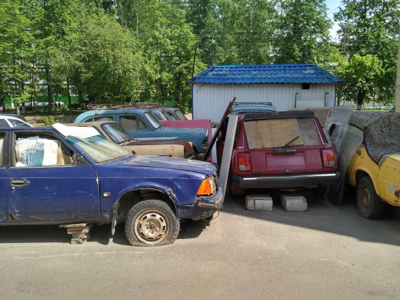 Брошенные машины самары