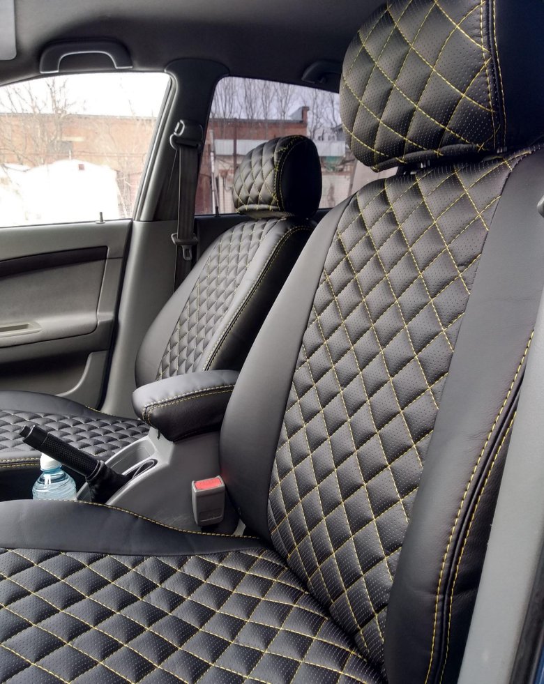 Авточехлы ромб