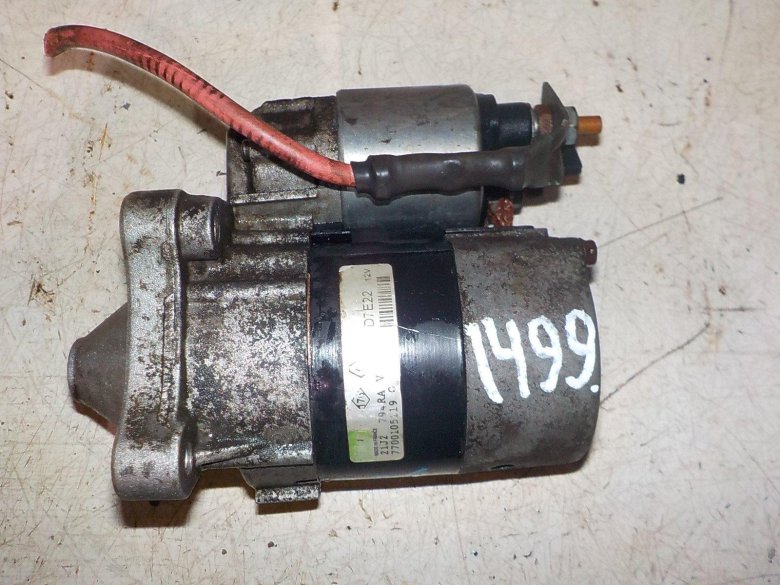 Стартер рено сценик дизель