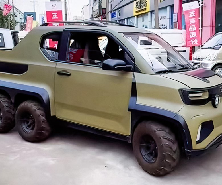 Шестиколесный автомобиль концепт