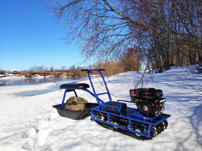 Мотобуксировщик альбатрос-l8