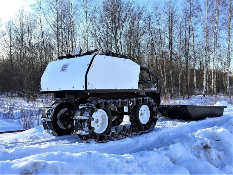 Мотобуксировщик бтс - 2x2 15er (18a/216вт)