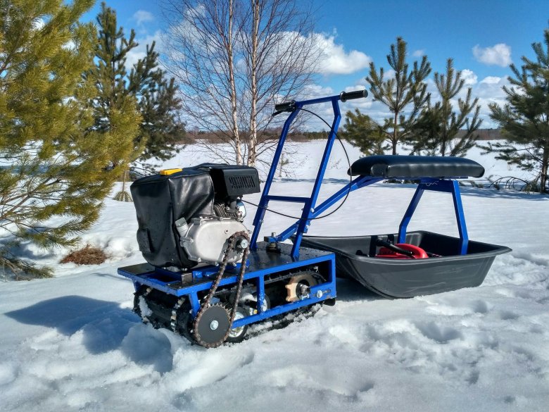 Мини-мотобуксировщик \ альбатрос-м\