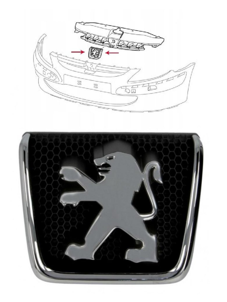 Эмблема пежо 307 на багажник