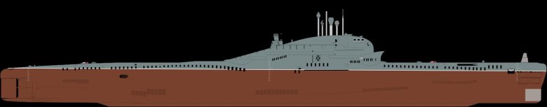 Схема подводной лодки проекта 941 акула