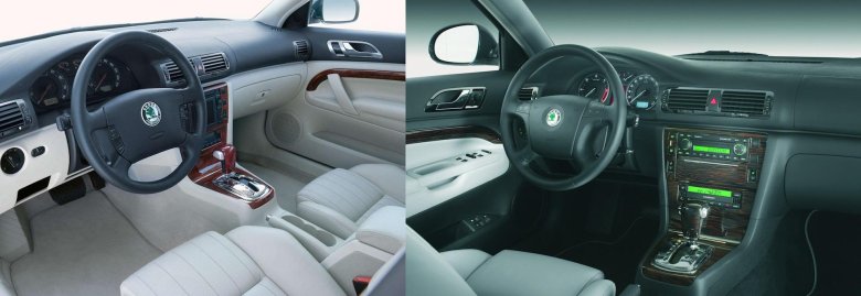 Шкода суперб 2006 салон