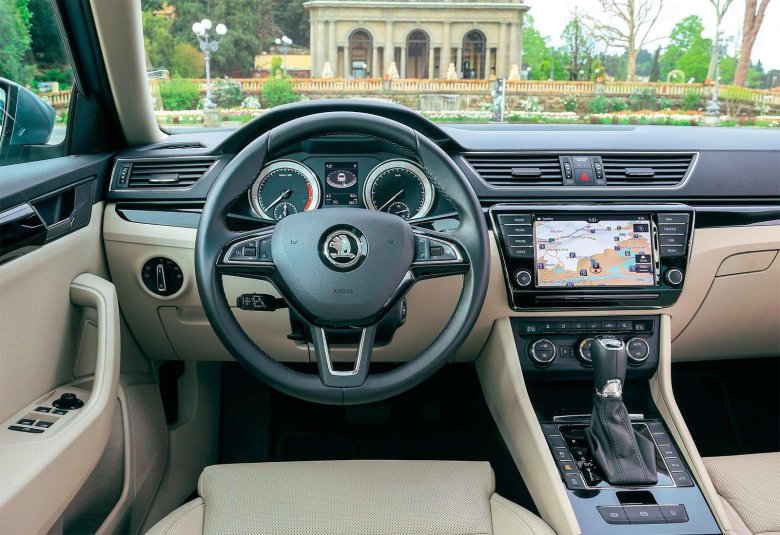 Шкода суперб салон