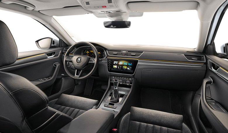 Шкода суперб салон