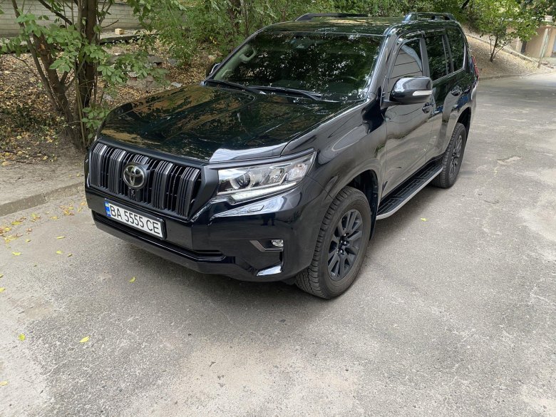 Тойота ленд крузер прадо 2021 черный