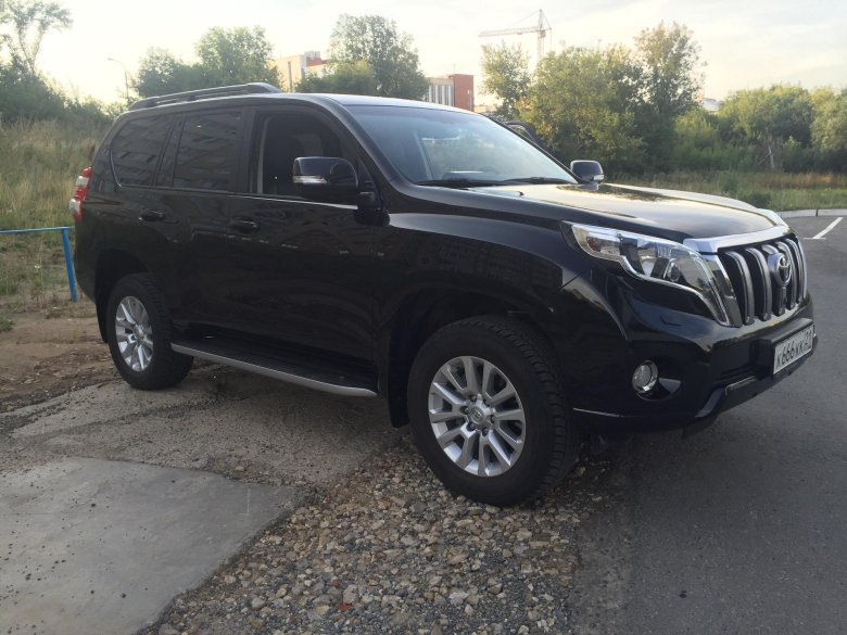 Тойота ленд крузер прадо 2015 черный