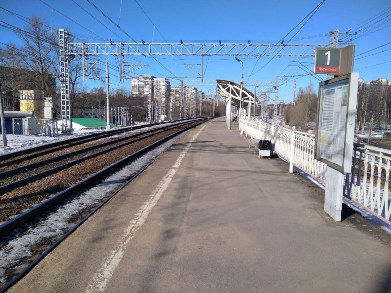 В санкт-петербурге железнодорожный перегон предпортовая-автово