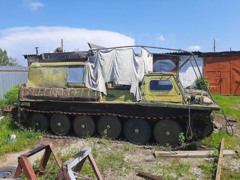 Гусеничный снегоболотоход газ 34039