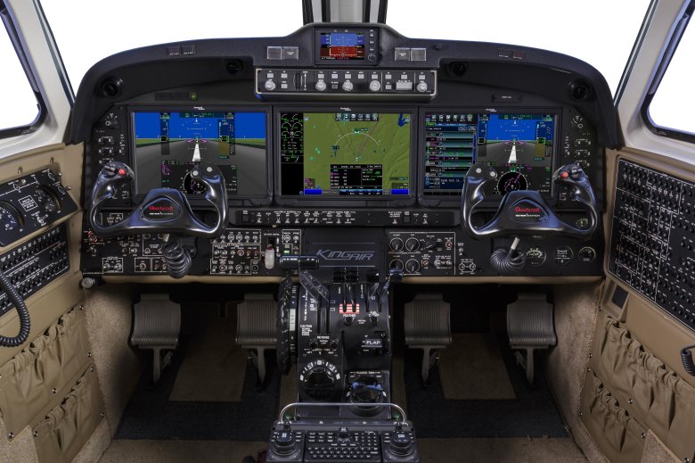 King air 350 cockpit