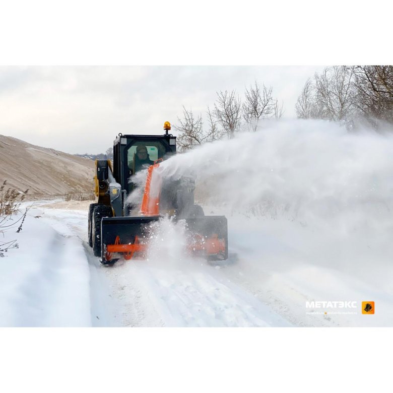 Плужно-щеточный снегоочиститель эд-403