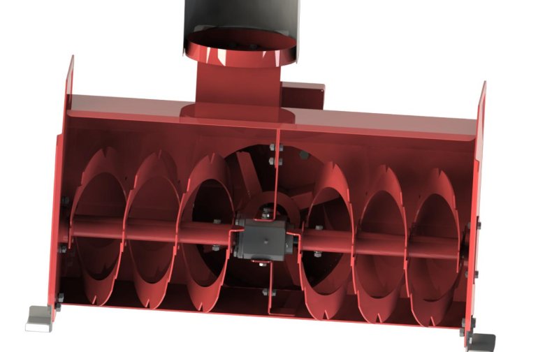 Снегоуборочная приставка к мотоблоку